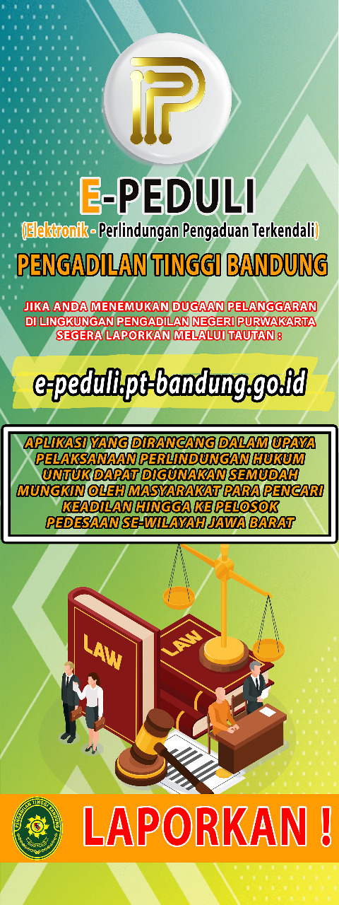 Elektronik - Perlindungan Pengaduan Terkendali Pengadilan Tinggi Bandung